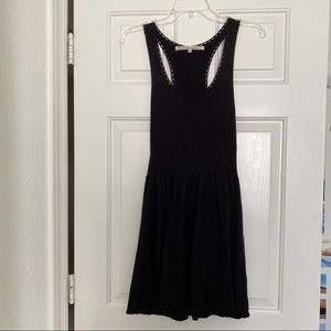Black flowy bottom dress